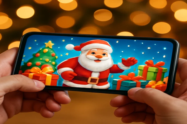 একজন ব্যবহারকারী স্মার্টফোনে স্বাচ্ছন্দ্যে অনলাইন গেমিং চালিয়ে নেন এবং উপভোগ করছেন